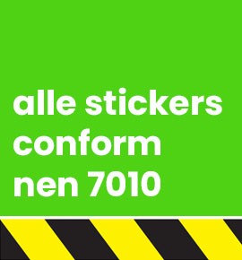 Stickers conform nen7010